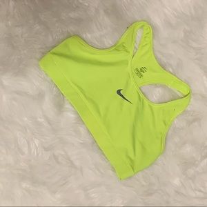 SOLD**** Highlighter Nike sports bra